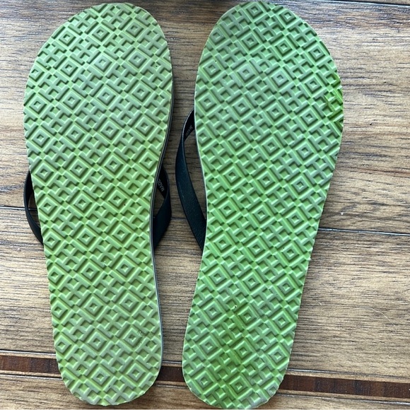 Tory Burch Light Blue and Black Sandals - Picture 4 of 6